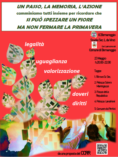 volantino invito marcia della Legalità